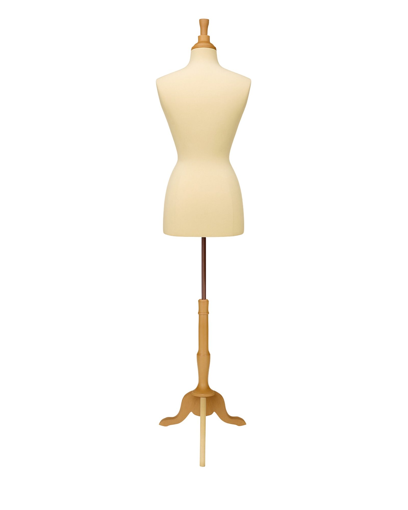 Dress Form Mannequin With Wooden Stand - Image 2